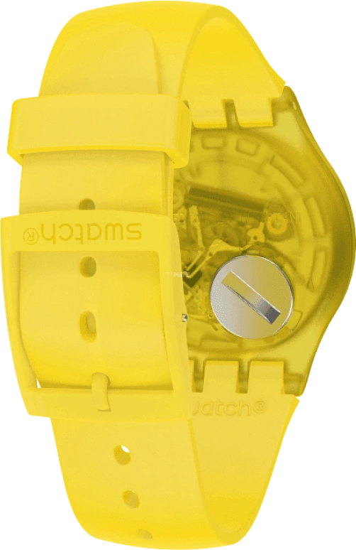 Swatch,Originals 41x47.40mm,41x47.40mm,Plastic,Yellow,SUOJ108