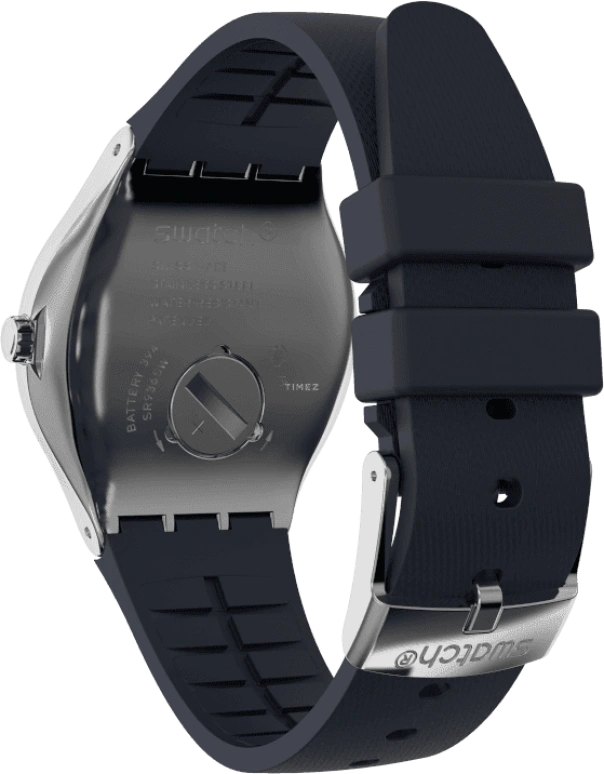 Swatch,IRONY 42.70mm,42.70mm,Stainless Steel,Black,YWS102