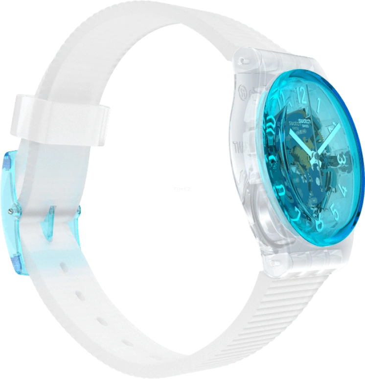 Swatch,Originals 34mm,34mm,Plastic,Blue,Open,GW215