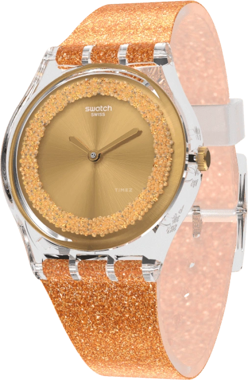 Swatch,Originals 34x39.20mm,34x39.20mm,Plastic,Orange,GE285