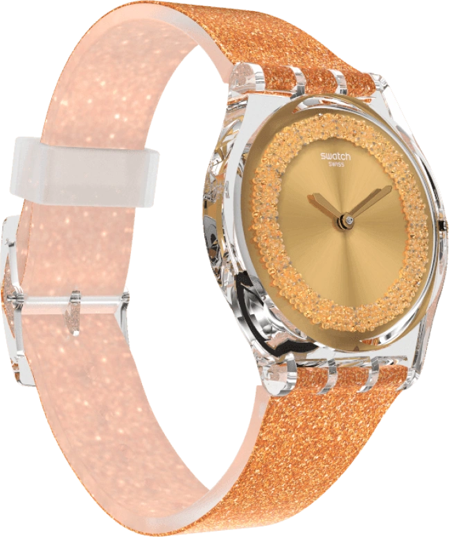 Swatch,Originals 34x39.20mm,34x39.20mm,Plastic,Orange,GE285