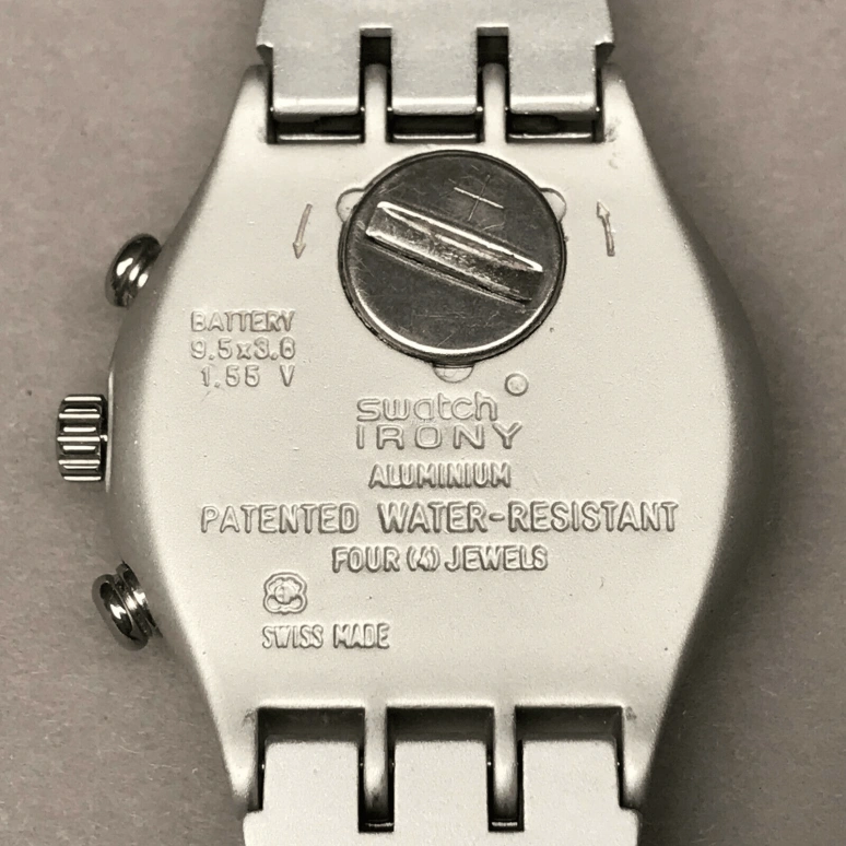 Swatch,Other 46.21mm,46.21mm,Aluminium,Red,Quartz,Chronograph,Day,YCS4010