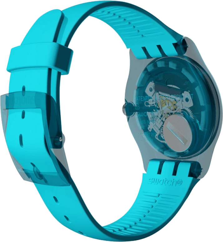 Swatch,Originals 41mm,41mm,Plastic,Blue,SUOL700