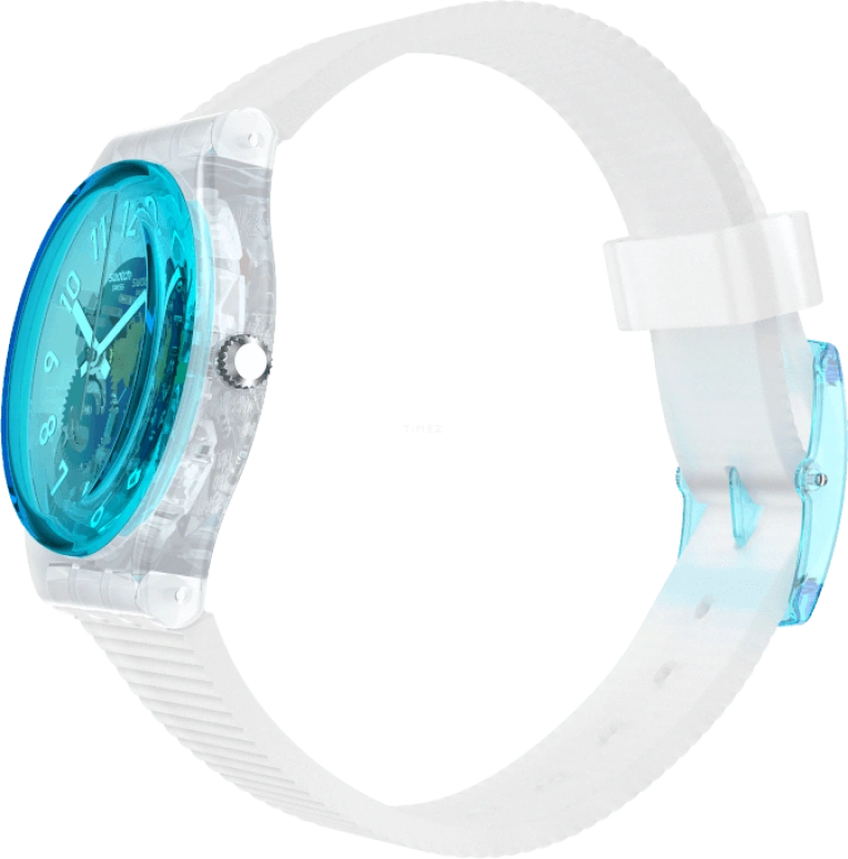 Swatch,Originals 34mm,34mm,Plastic,Blue,Open,GW215