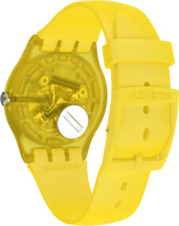 Swatch,Originals 41x47.40mm,41x47.40mm,Plastic,Yellow,SUOJ108