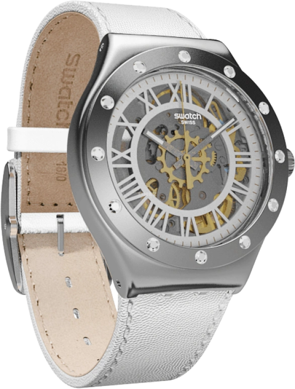 Swatch,IRONY 37.40mm,37.40mm,Stainless Steel,Silver,YAS109