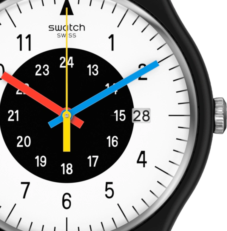 Swatch,Special Edition 41mm,41mm,Bioceramic,Ceramic,White,Sapphire,Crystal Glass,SO32B401