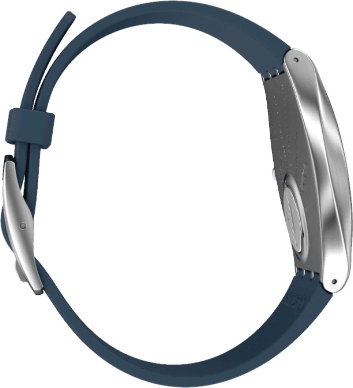 Swatch,SKIN 42mm,42mm,Stainless Steel,Blue,Quartz,Round,Silver,SS07S102