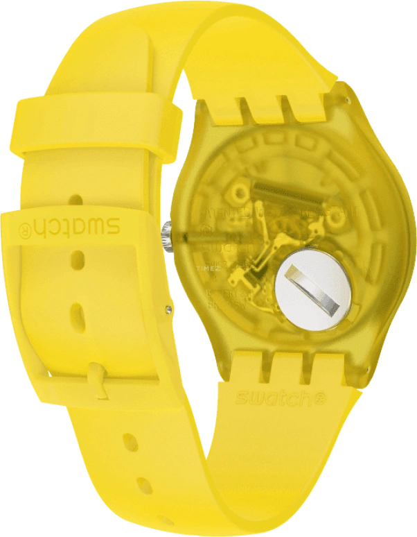 Swatch,Originals 41x47.40mm,41x47.40mm,Plastic,Yellow,SUOJ108