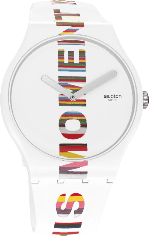 Swatch,Originals 41x47.40mm,41x47.40mm,White,SUOZ330