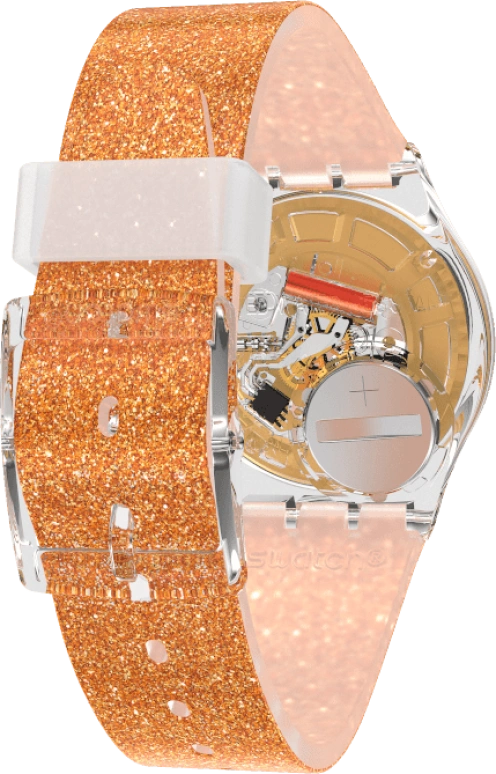 Swatch,Originals 34x39.20mm,34x39.20mm,Plastic,Orange,GE285