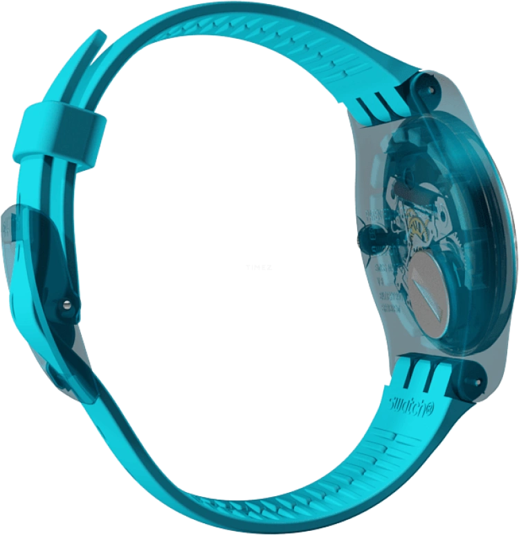 Swatch,Originals 41mm,41mm,Plastic,Blue,SUOL700
