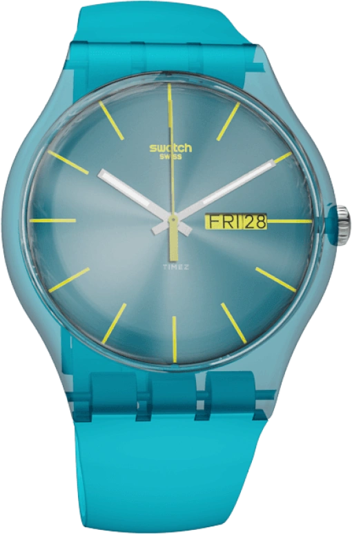 Swatch,Originals 41mm,41mm,Plastic,Blue,SUOL700
