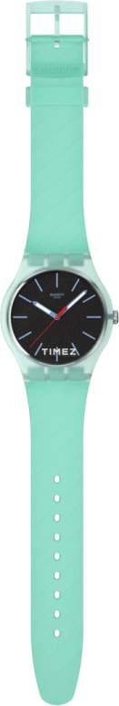 斯沃琪,原创 41毫米,41毫米,生物基,黑色,石英,生物基,玻璃,圆形,SO29L103