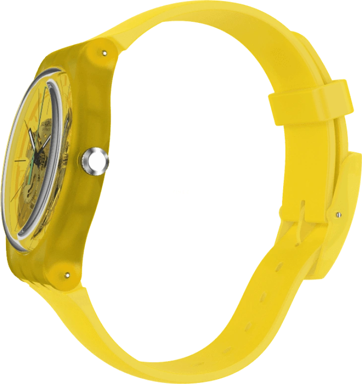 Swatch,Originals 41x47.40mm,41x47.40mm,Plastic,Yellow,SUOJ108