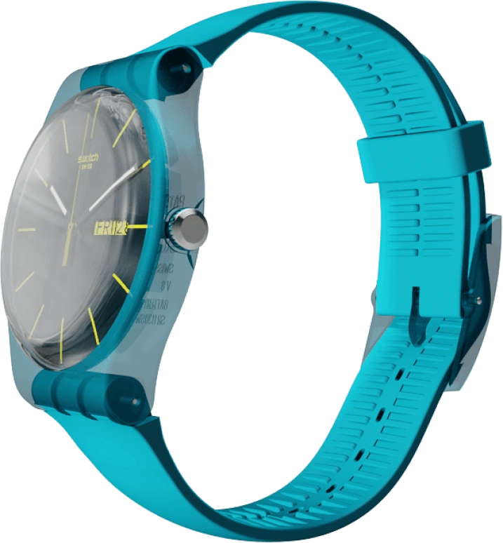 Swatch,Originals 41mm,41mm,Plastic,Blue,SUOL700