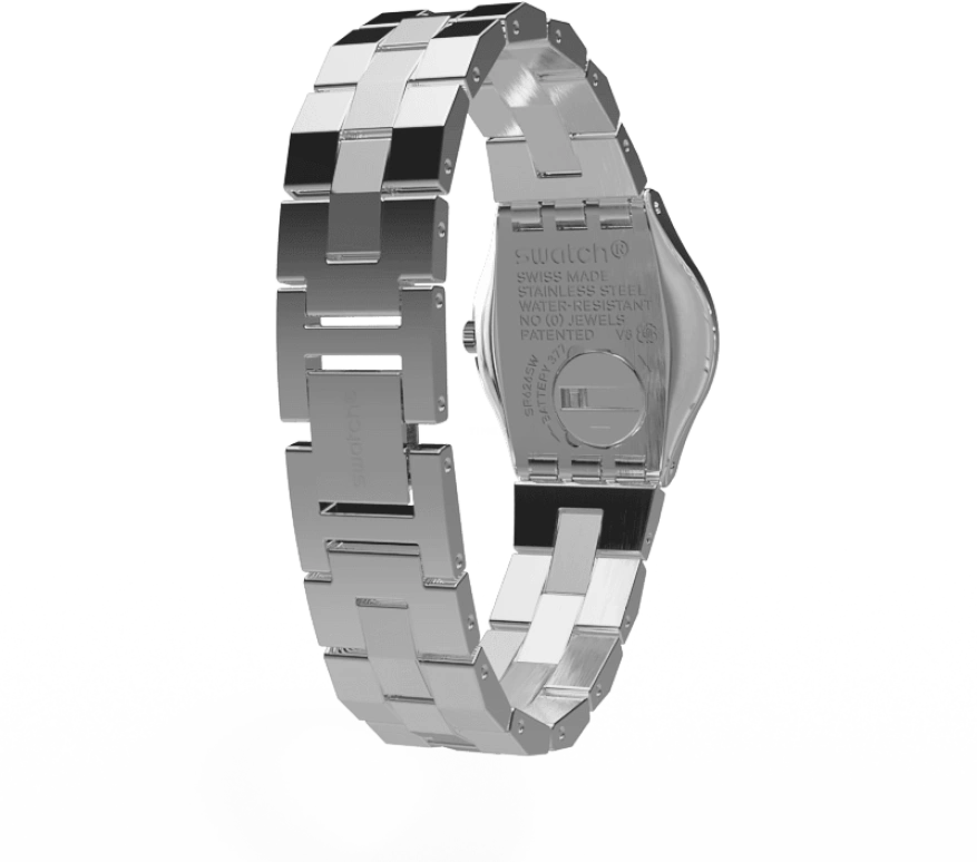 Swatch,IRONY 25mm,25mm,Stainless Steel,Silver,YSS300G