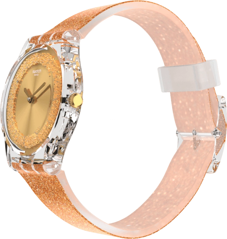 Swatch,Originals 34x39.20mm,34x39.20mm,Plastic,Orange,GE285