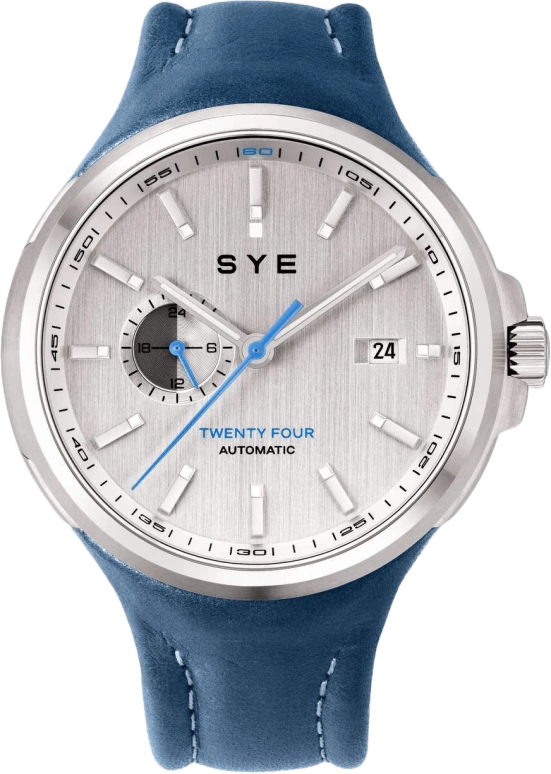 SYE,MOT1ON 40.50毫米,40.50毫米,不锈钢,银色,自动上弦,星期历,42小时,MAFE,MAFE-SI-SB