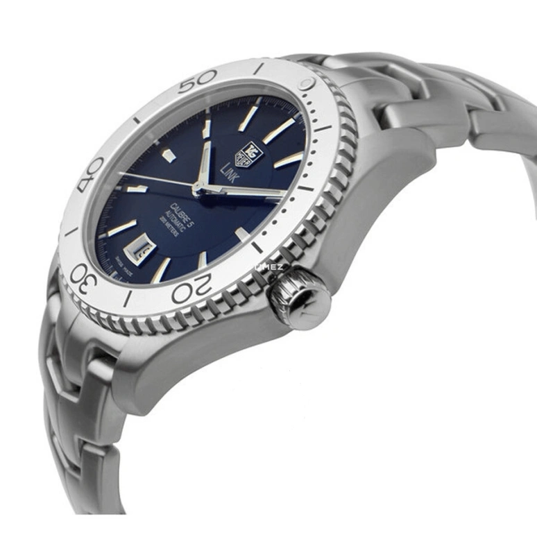 TAG Heuer,Link 42mm,42mm,Stainless Steel,Blue,Automatic,Day,42hours,WJ201C,WJ201C.BA0591