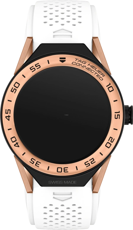 TAG Heuer,Carrera 45mm,45mm,Titanium,Rose Gold,Black,Processor,Chronograph,Day,Connected,Smartwatch,25hours,In-house Caliber,SBF8A5000,SBF8A5000.32FT6103