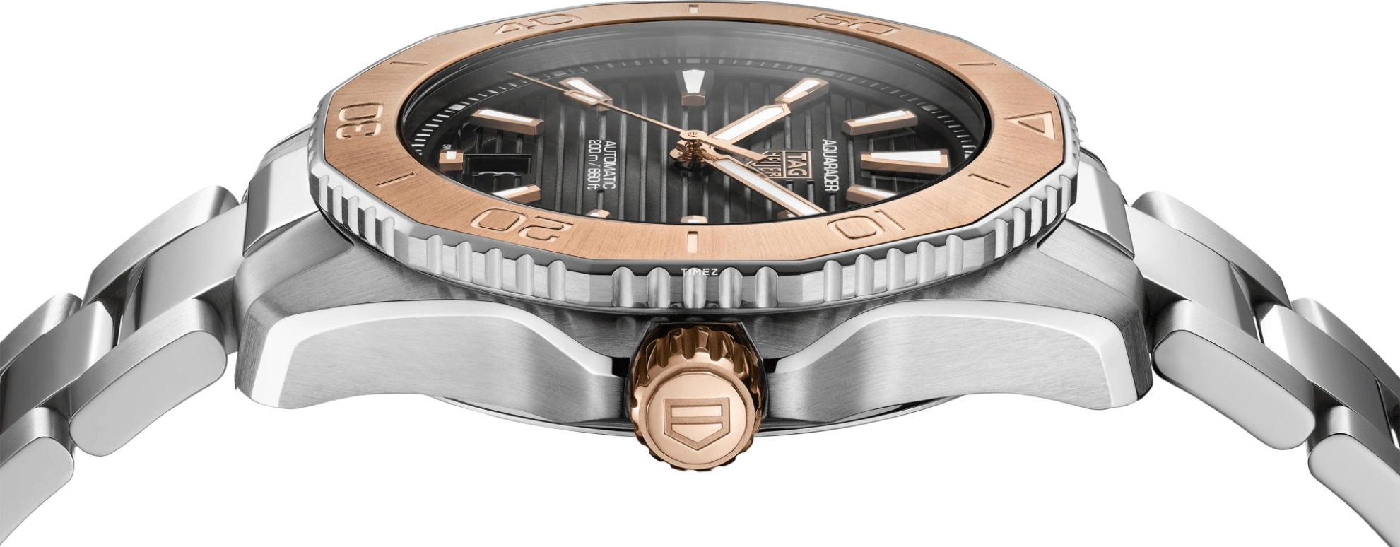 泰格豪雅,竞潜 40毫米,40毫米,精钢,黑色,自动上弦,日历,42小时,WBP2151,WBP2151.BA0627