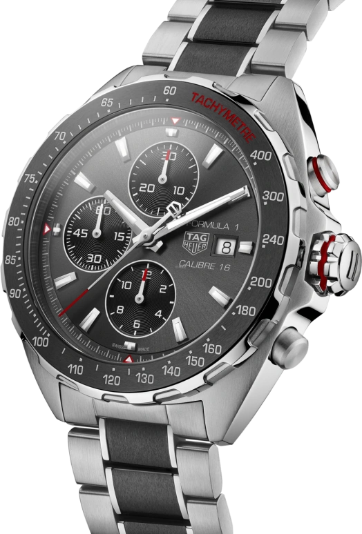 TAG Heuer,Formula 1 44mm,44mm,Stainless Steel,Grey,Automatic,Chronograph,Date,CAZ2012,CAZ2012.BA0970