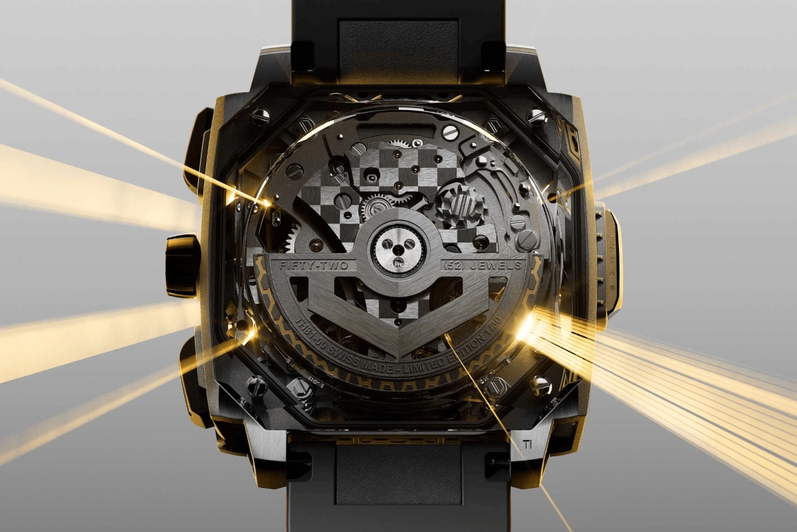 泰格豪雅,摩纳哥 39毫米,39毫米,钛,灰色,黑色,自动上弦,计时,65小时,CBW218B,CBW218B.FT8124