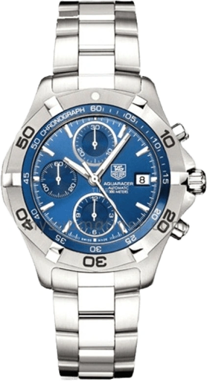 TAG Heuer,Aquaracer 41mm,41mm,Stainless Steel,Blue,Automatic,Chronograph,Date,CAF2112,CAF2112.BA0809