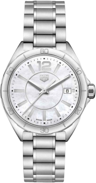 TAG Heuer,Formula 1 35mm,35mm,Stainless Steel,White,Quartz,Day,Sapphire,WBJ1318,WBJ1318.BA0666