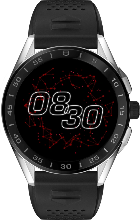 TAG Heuer,Connected Watch 45mm,45mm,Ceramic,Stainless Steel,Multi-Color,Processor,Chronograph,Day,SBG8A10,SBG8A10.BT6219