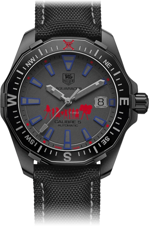 TAG Heuer,Aquaracer 41mm,41mm,Titanium,Black,Automatic,Chronograph,Date,WAY218C,WAY218C.FC6364