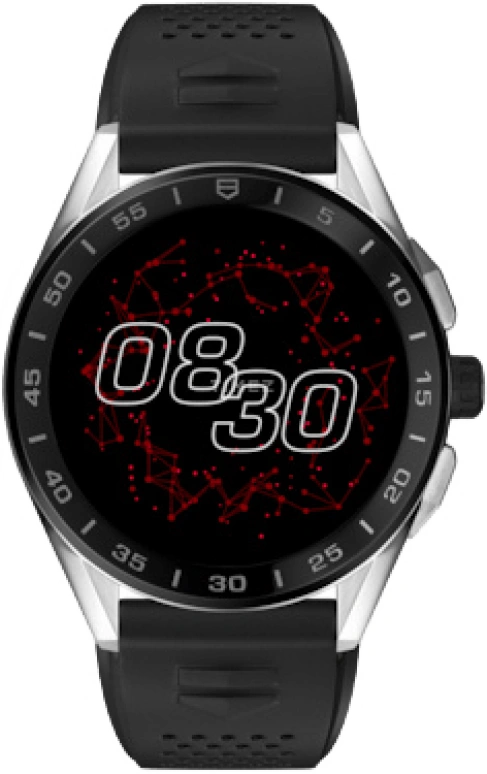 TAG Heuer,Connected Watch 45mm,45mm,Ceramic,Stainless Steel,Multi-Color,Processor,Chronograph,Day,SBG8A10,SBG8A10.BT6219
