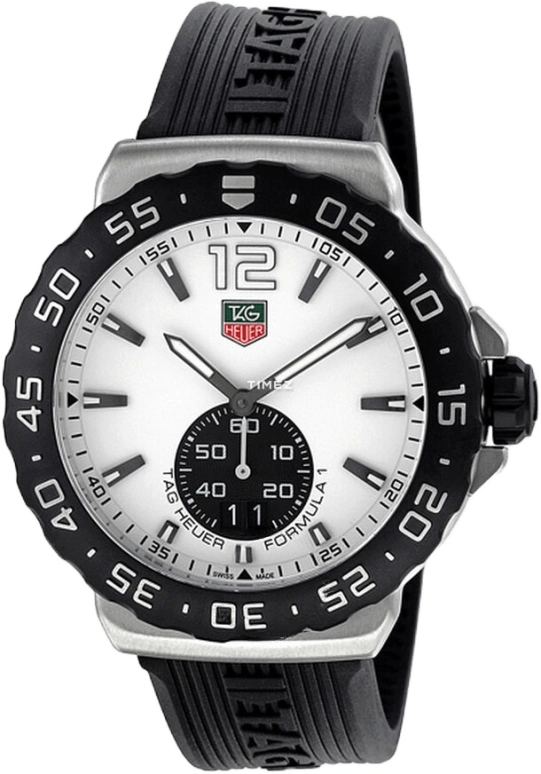 TAG Heuer,Formula 1 42mm,42mm,Stainless Steel,White,Quartz,Big Date,Sapphire,WAU1111,WAU1111.FT6024
