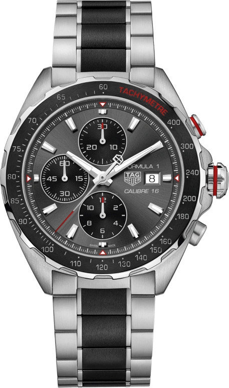 TAG Heuer,Formula 1 44mm,44mm,Stainless Steel,Grey,Automatic,Chronograph,Date,CAZ2012,CAZ2012.BA0970