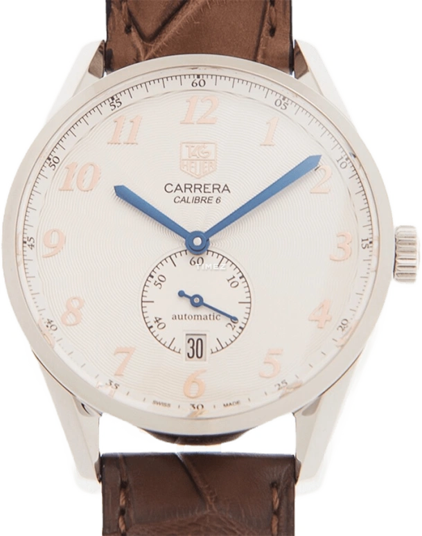 TAG Heuer,Carrera 39mm,39mm,Stainless Steel,Silver White,Automatic,Day,42hours,WAS2115,WAS2115.FC6181