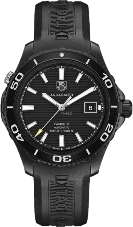 TAG Heuer,Aquaracer 41mm,41mm,Titanium,Ceramic,Black,Automatic,Chronograph,Date,WAK2180,WAK2180.FT6027