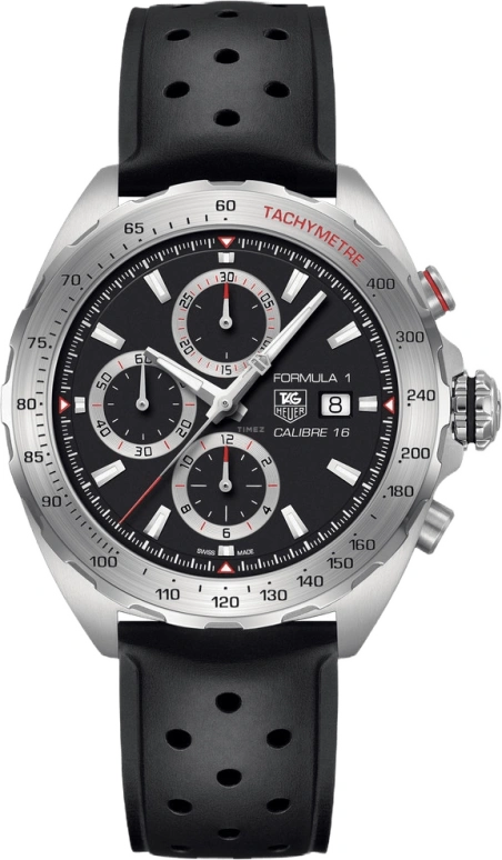 TAG Heuer,Formula 1 44mm,44mm,Stainless Steel,Black,Automatic,Chronograph,Date,CAZ2010,CAZ2010.FT8024