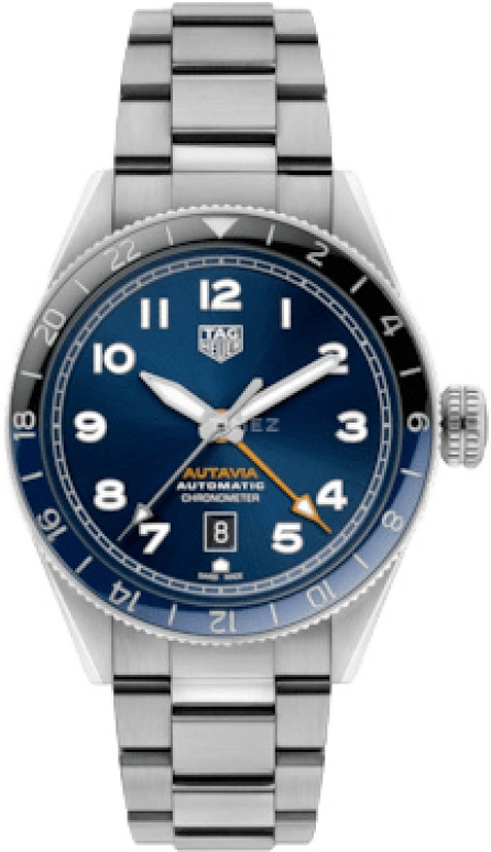 TAG Heuer,Autavia 42mm,42mm,Ceramic,Stainless Steel,Blue,Automatic,Date,46hours,WBE511A,WBE511A.BA0650