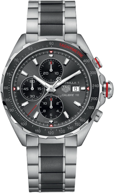 TAG Heuer,Formula 1 44mm,44mm,Stainless Steel,Grey,Automatic,Chronograph,Date,CAZ2012,CAZ2012.BA0970