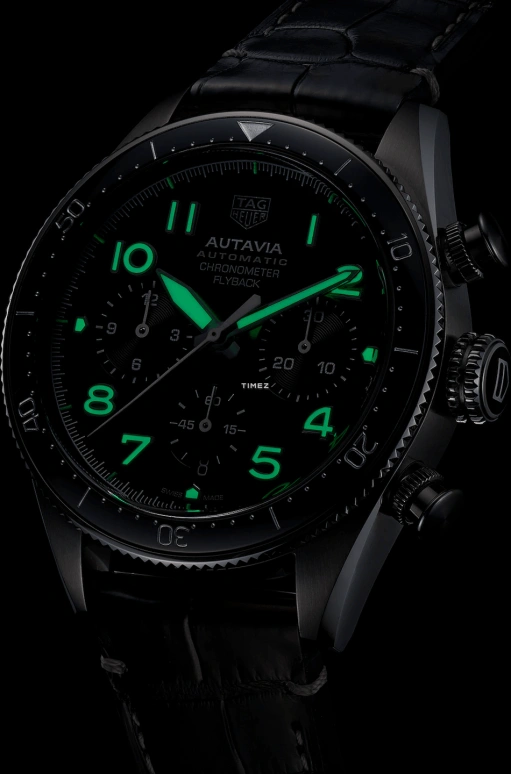 泰格豪雅,Autavia 42毫米,42毫米,精钢,黑色,自动上弦,计时,日历,飞返,CBE511A,CBE511A.FC8279