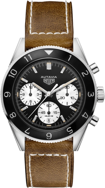 泰格豪雅,Autavia 42毫米,42毫米,不锈钢,黑色,自动上弦,计时,星期历,导柱轮,CBE2110,CBE2110.FC8226