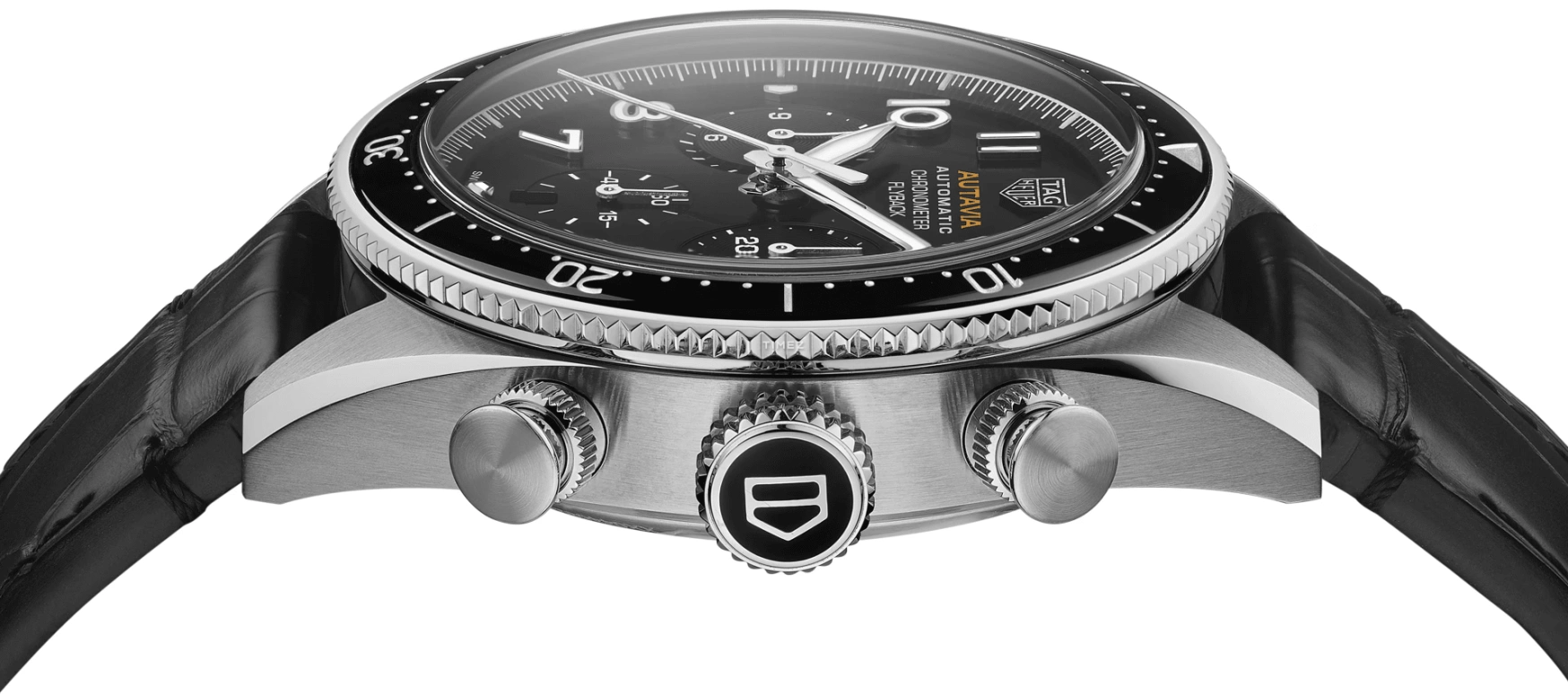 泰格豪雅,Autavia 42毫米,42毫米,精钢,黑色,自动上弦,计时,日历,飞返,CBE511A,CBE511A.FC8279