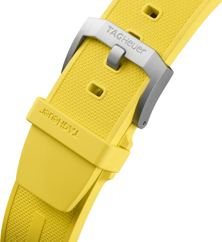TAG Heuer,Formula 1 43mm,43mm,Stainless Steel,White,Yellow,Black,Sapphire,Crystal Glass,Faceting,CAZ101AM,CAZ101AM.FT8054