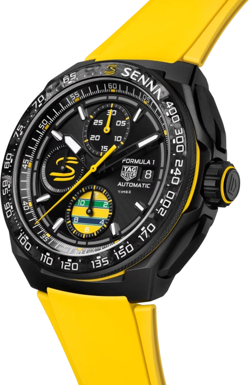 泰格豪雅,F1 44毫米,44毫米,钛,锻造碳纤维,黑色,自动上弦,计时,日历,CBZ2081,CBZ2081.FT8092