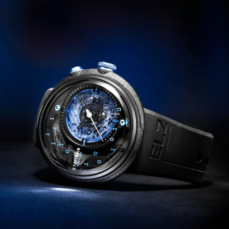 THE ELECTRICIANZ,其它 46毫米,46毫米,精钢,蓝色,自动上弦,42小时,矿物水晶,ZZ,ZZ-D1C/01-CRD