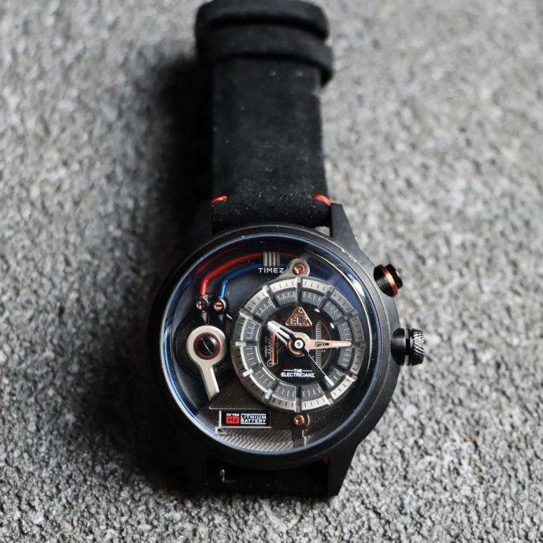 THE ELECTRICIANZ,其它 45毫米,45毫米,精钢,黑色,石英,矿物水晶,圆形,ZZ,ZZ-A3C/05-CLD