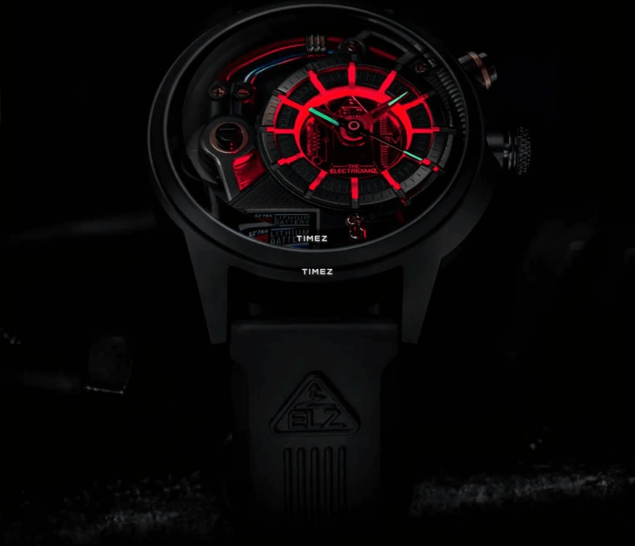 THE ELECTRICIANZ,其它 45毫米,45毫米,精钢,黑色,石英,矿物水晶,ZZ,ZZ-A3C/05-CRD