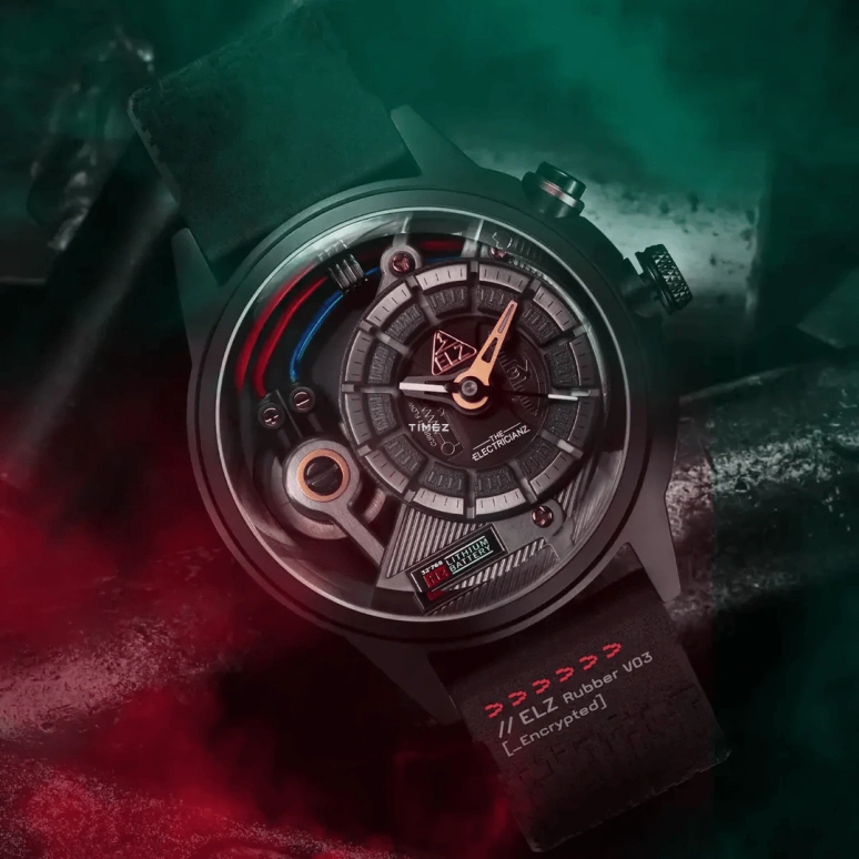 THE ELECTRICIANZ,其它 45毫米,45毫米,精钢,黑色,石英,矿物水晶,圆形,ZZ,ZZ-A3C/05-CLD