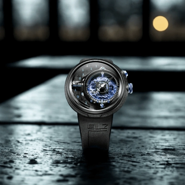 THE ELECTRICIANZ,其它 46毫米,46毫米,精钢,蓝色,自动上弦,42小时,矿物水晶,ZZ,ZZ-D1C/01-CRD